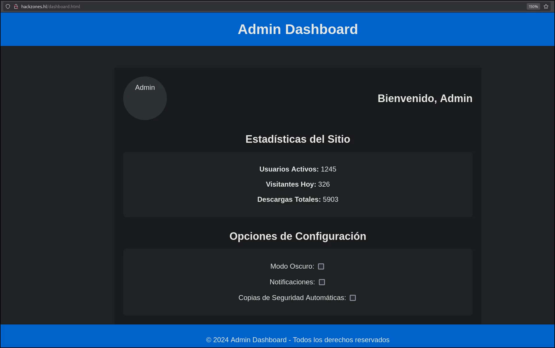 Desktop View