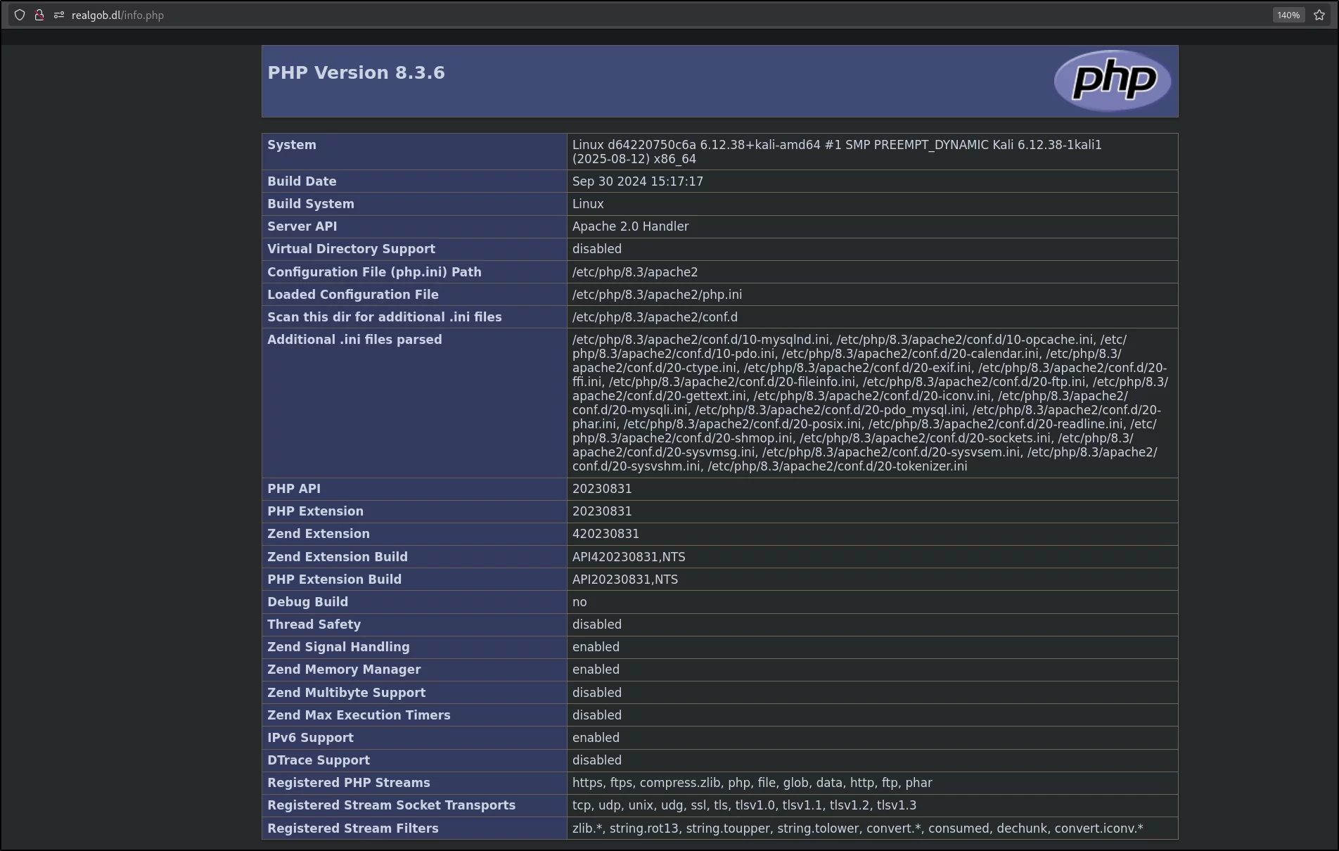 Desktop View